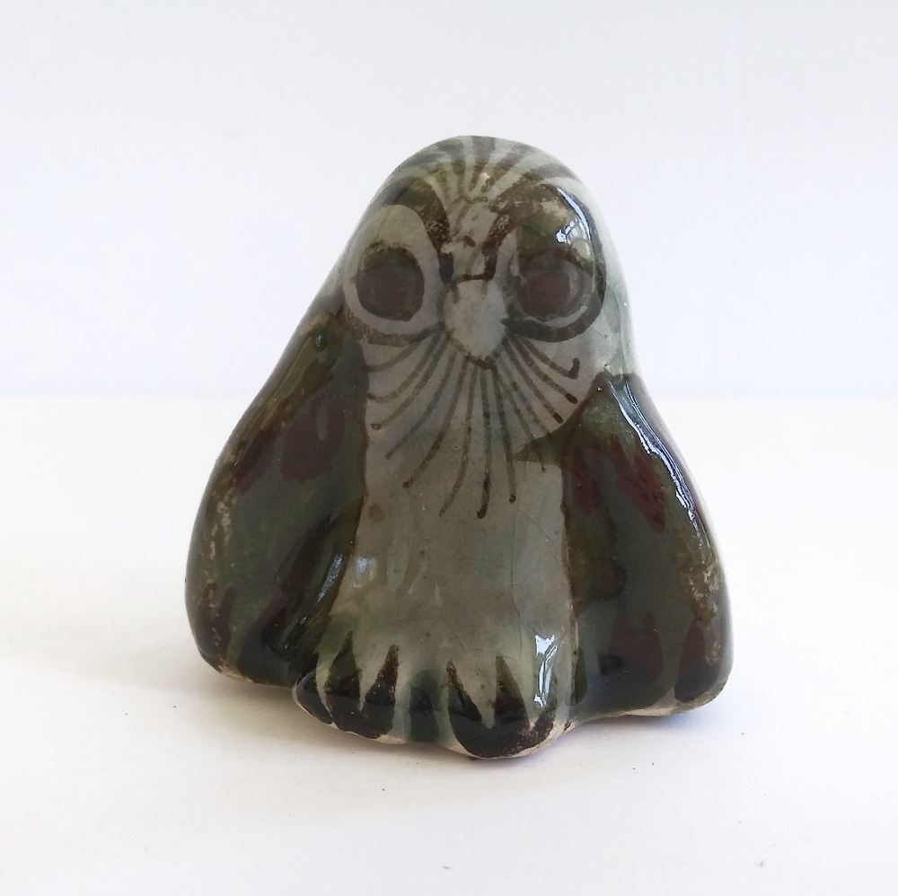 Vintage Mexican ceramic owl